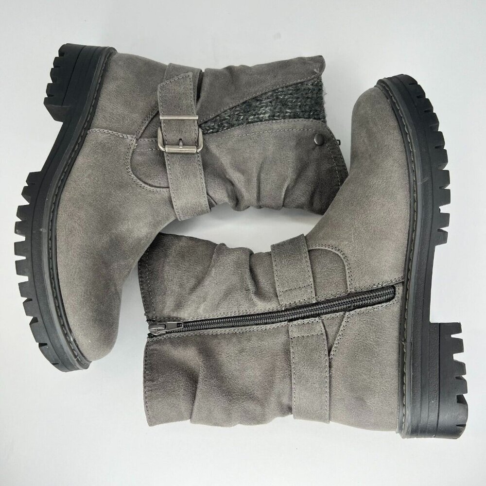 Cliffs by White Mountain Womens C32738 Mingle Mid Calf Buckle Size 6.5M Boots - Picture 6 of 9